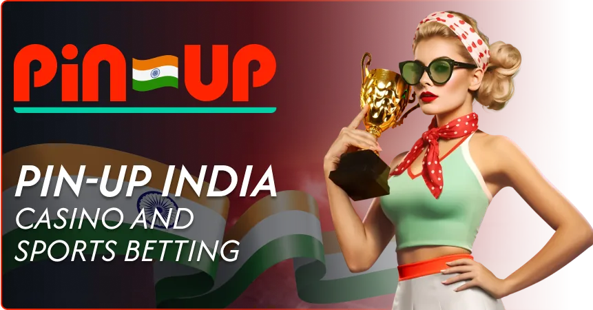 Pin-Up India casino and sports betting banner with the Pin-Up logo